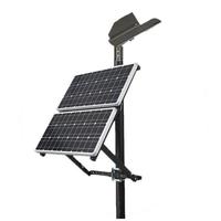 Light Efficient Design 50 watt 4000K Cool White Black Non-Dimmable LED Solar Area Light